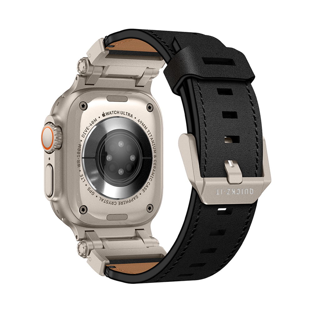 Eternel | Leather & Titanium Band