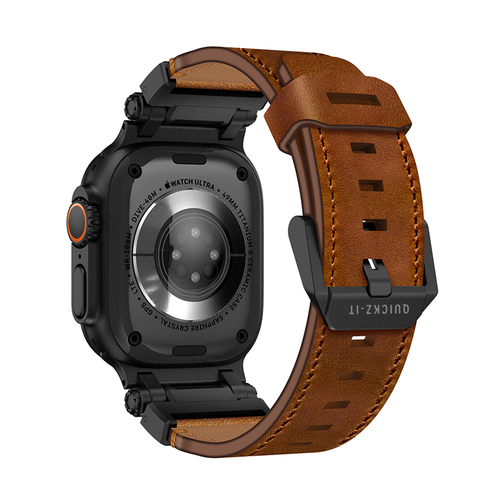 Eternel | Leather & Titanium Band