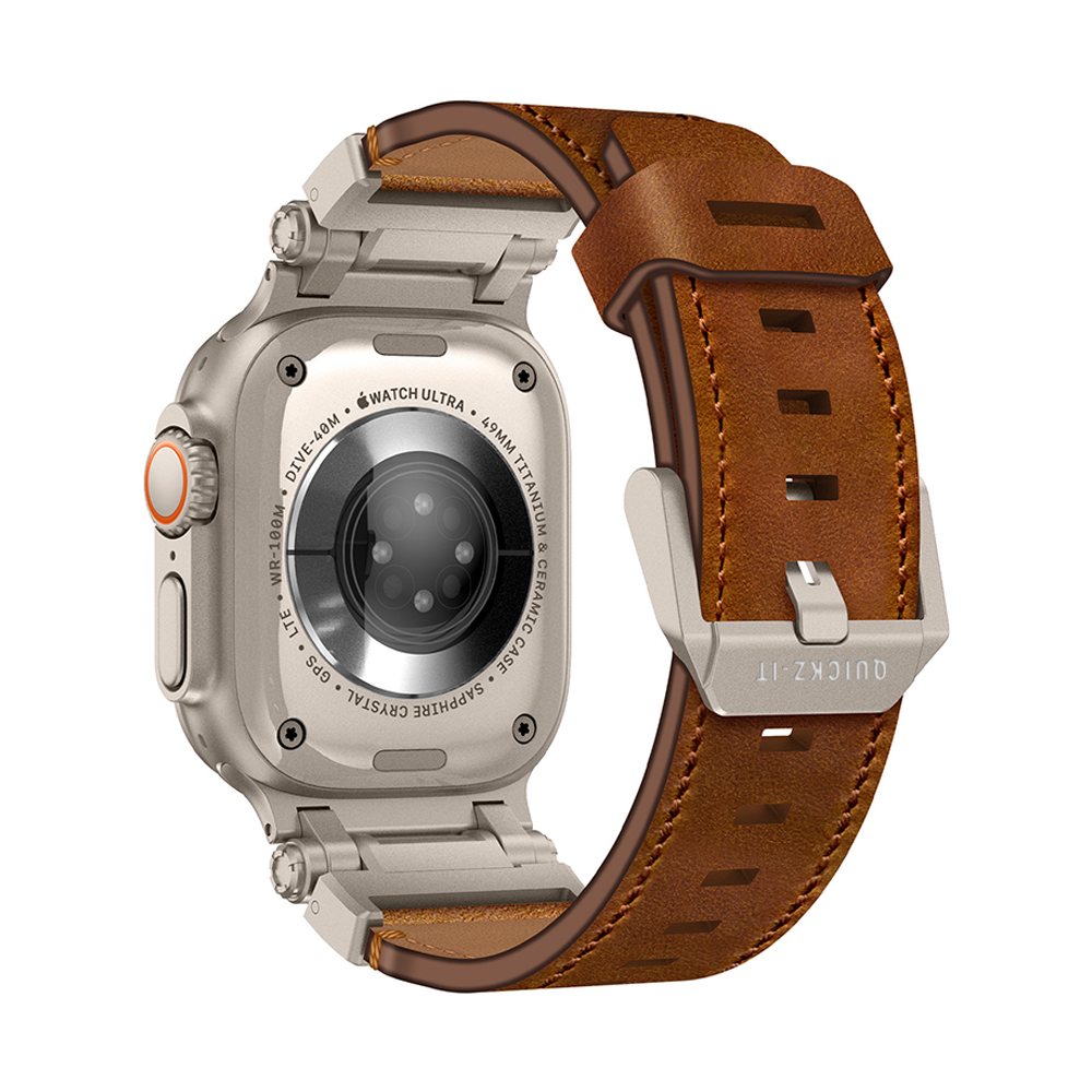 Eternel | Leather & Titanium Band