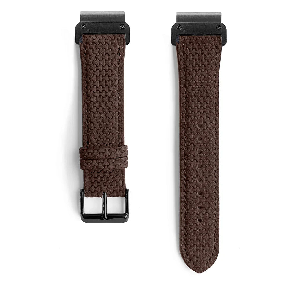 Graphite - Quick-Fit Band | 26mm (Textured Genuine Leather)