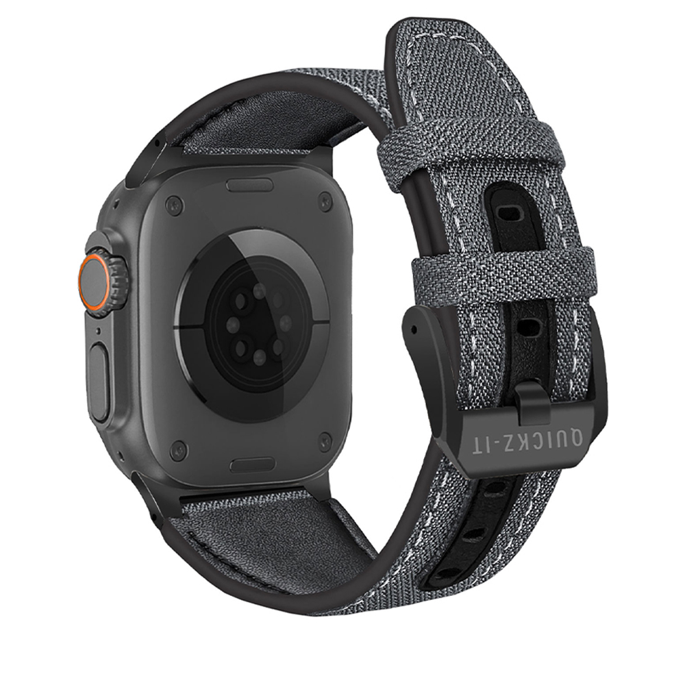 Crossgrain | Leather & Nylon Band