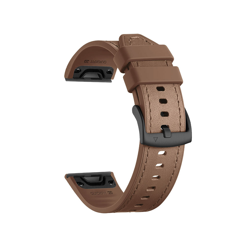 Quick-Fit Band | 20mm (Leather hybride) - 4 colors