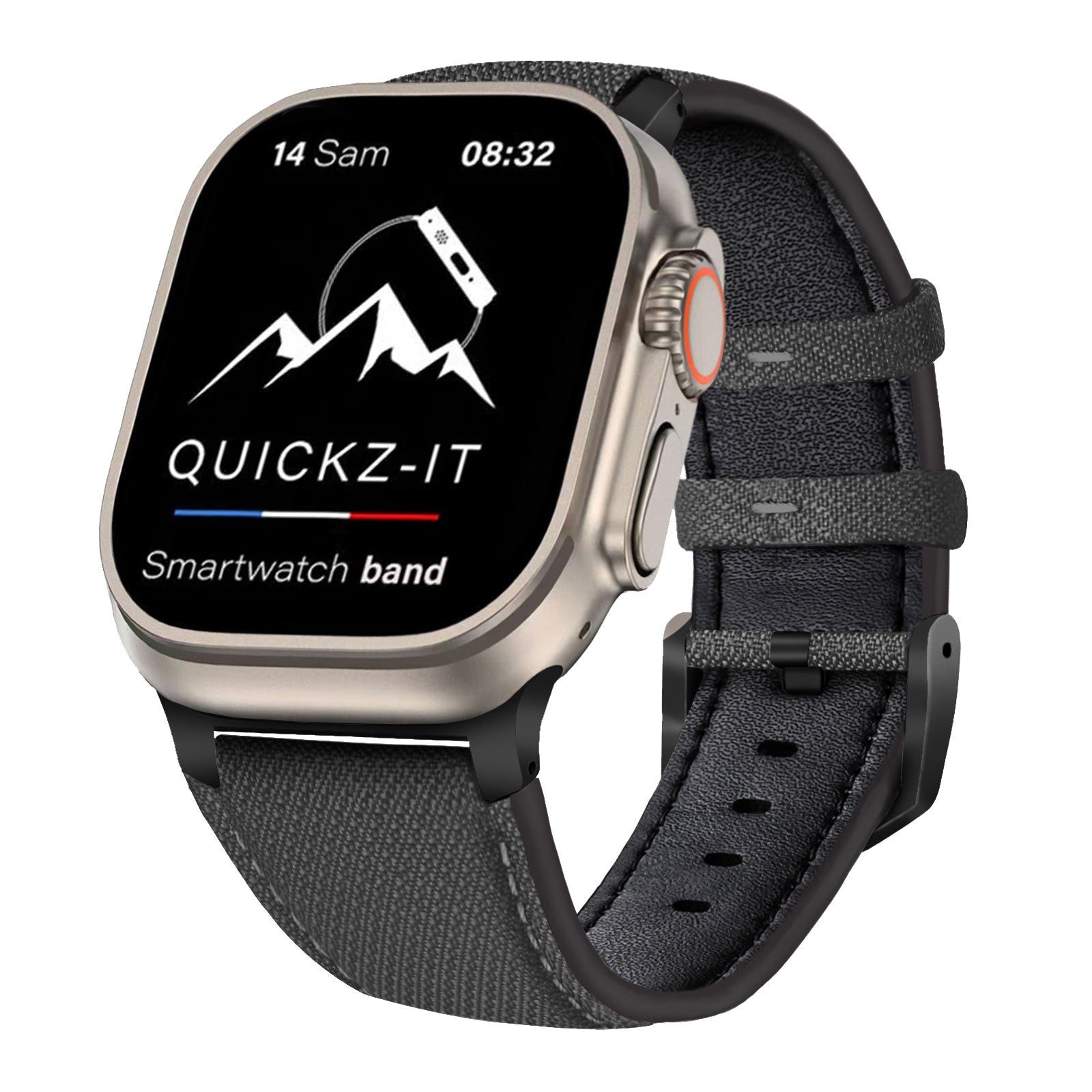 Crossgrain | Leather & Nylon Band