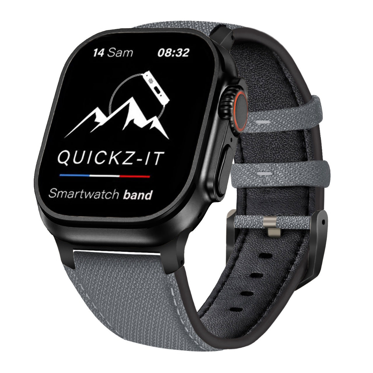 Crossgrain | Leather & Nylon Band