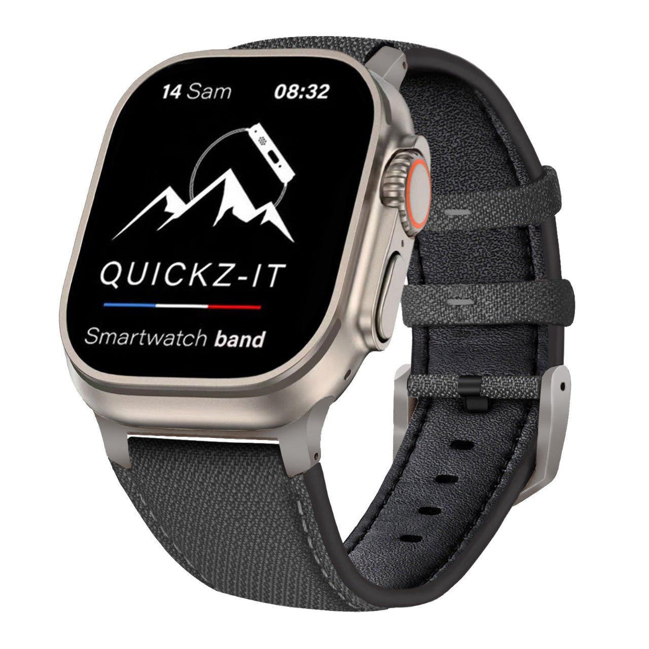 Crossgrain | Leather & Nylon Band