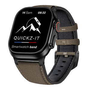 Crossgrain | Leather & Nylon Band