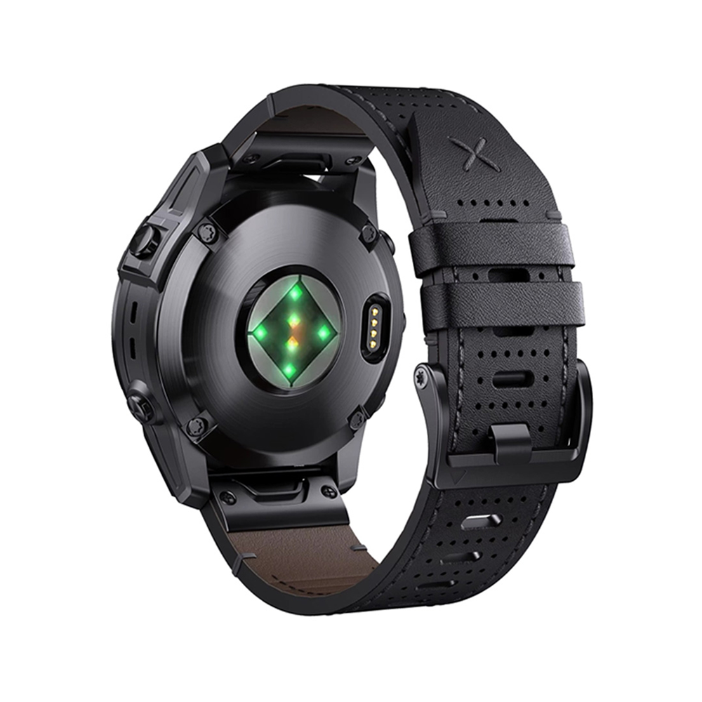 Quick-Fit Band | 26mm (Leather performance) - Black