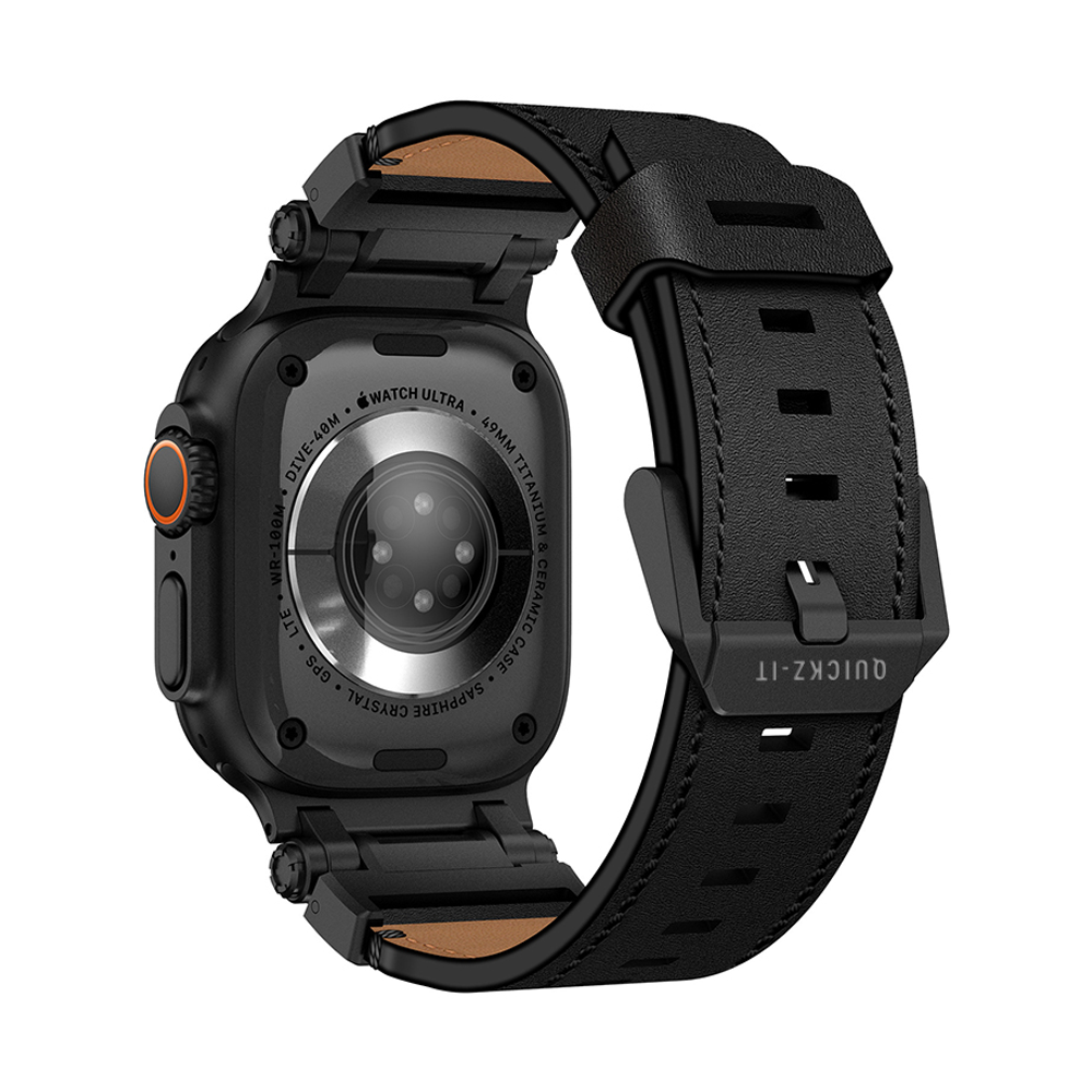Eternel | Leather & Titanium Band
