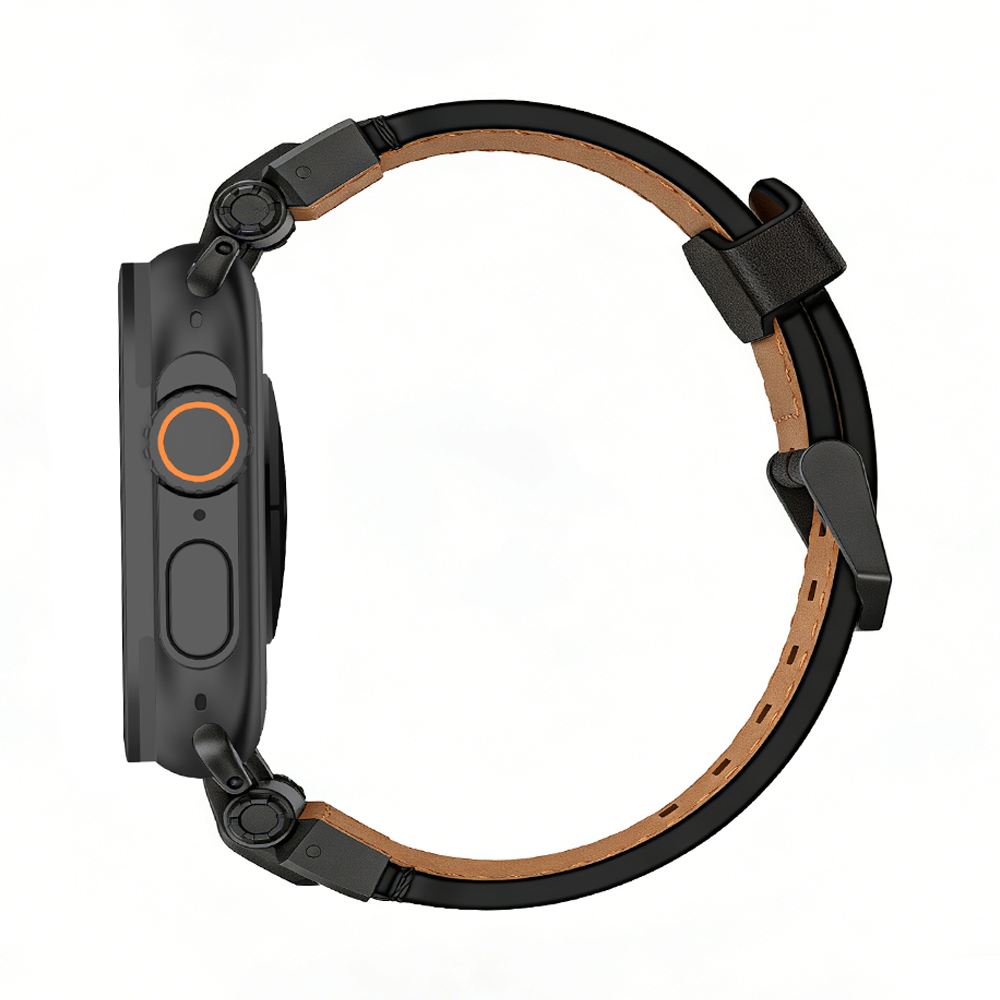 Eternel | Leather & Titanium Band