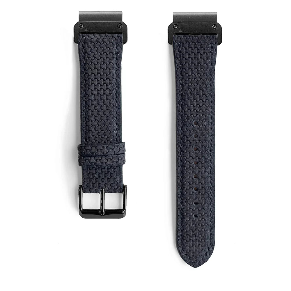 Graphite | Textured Genuine Leather Band (22mm)