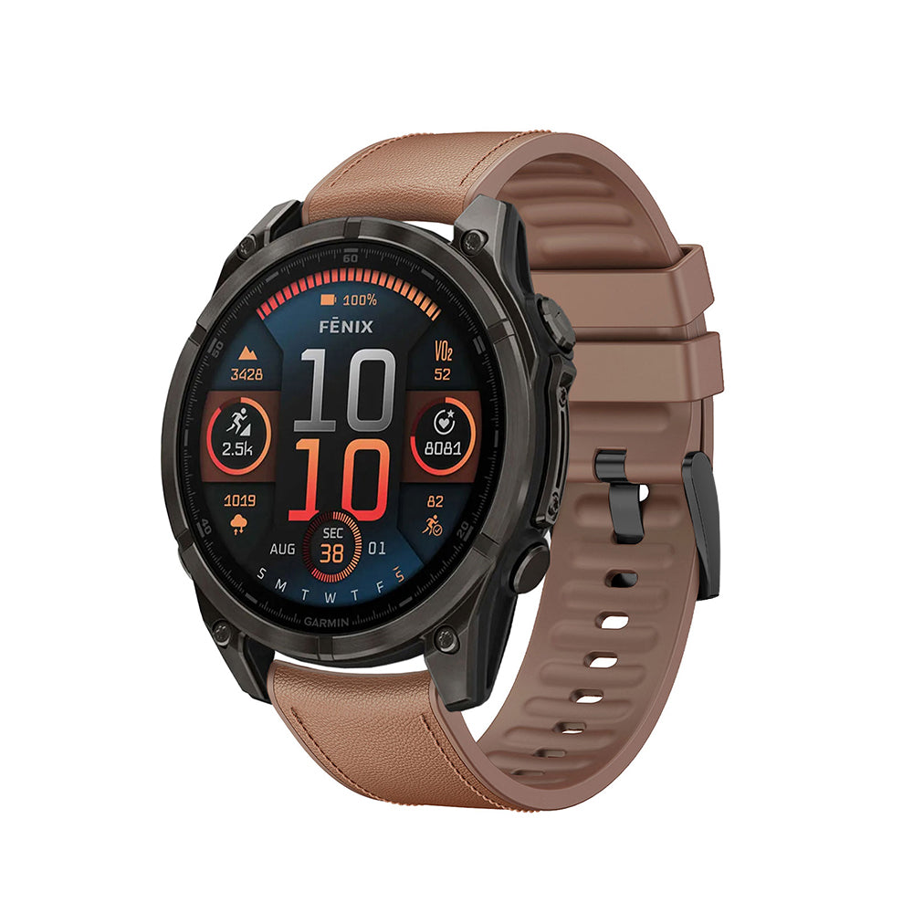 Quick-Fit Band | 22mm (Leather hybride) - 4 colors