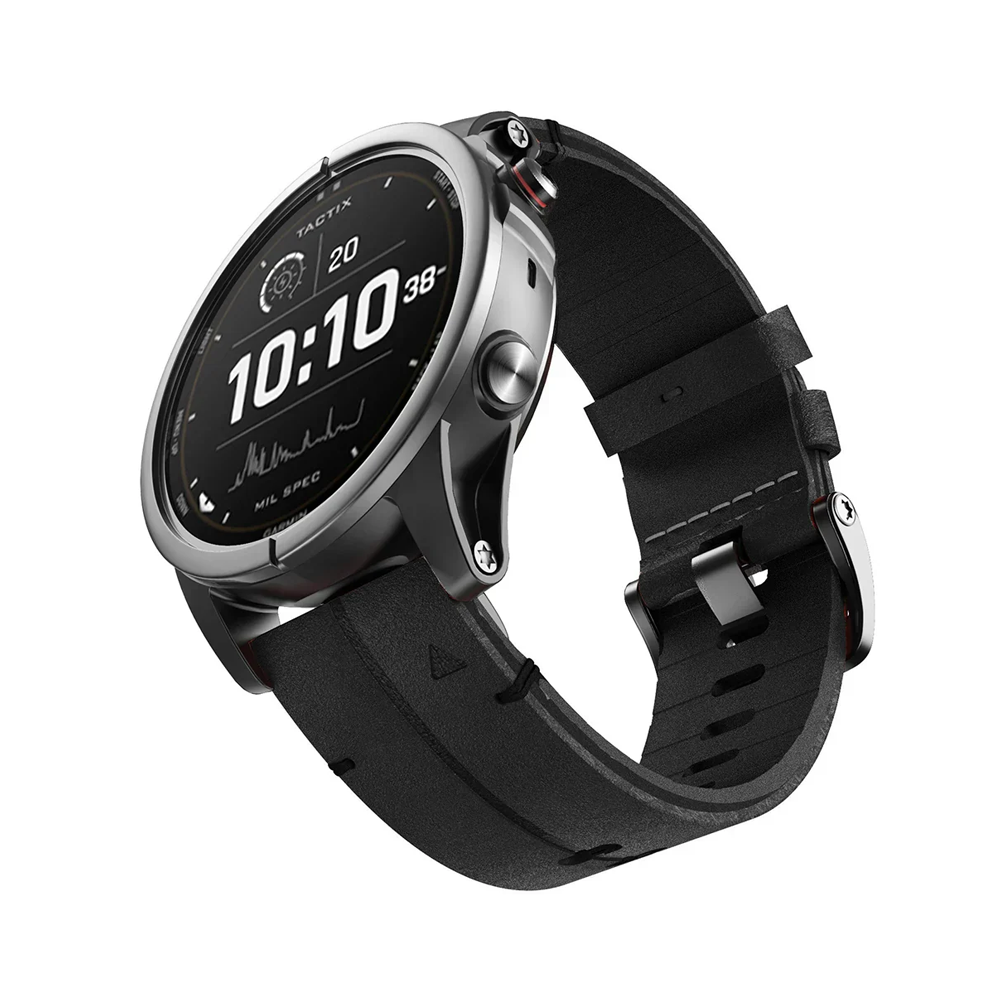 Quick-Fit Band | 22mm (Genuine Leather & Titanium) - 2 colors