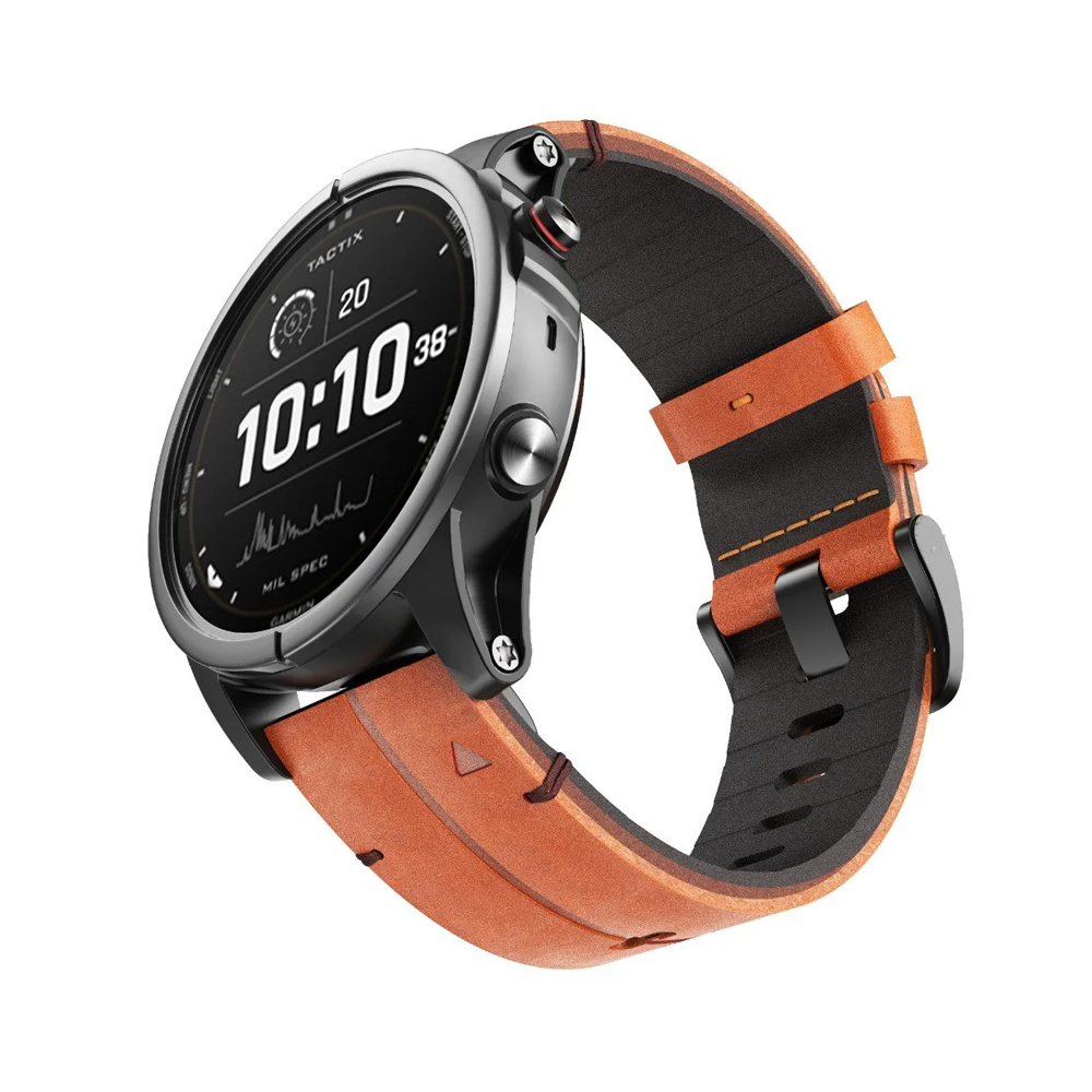 Quick-Fit Band | 26mm (Genuine Leather & Titanium) - 2 colors