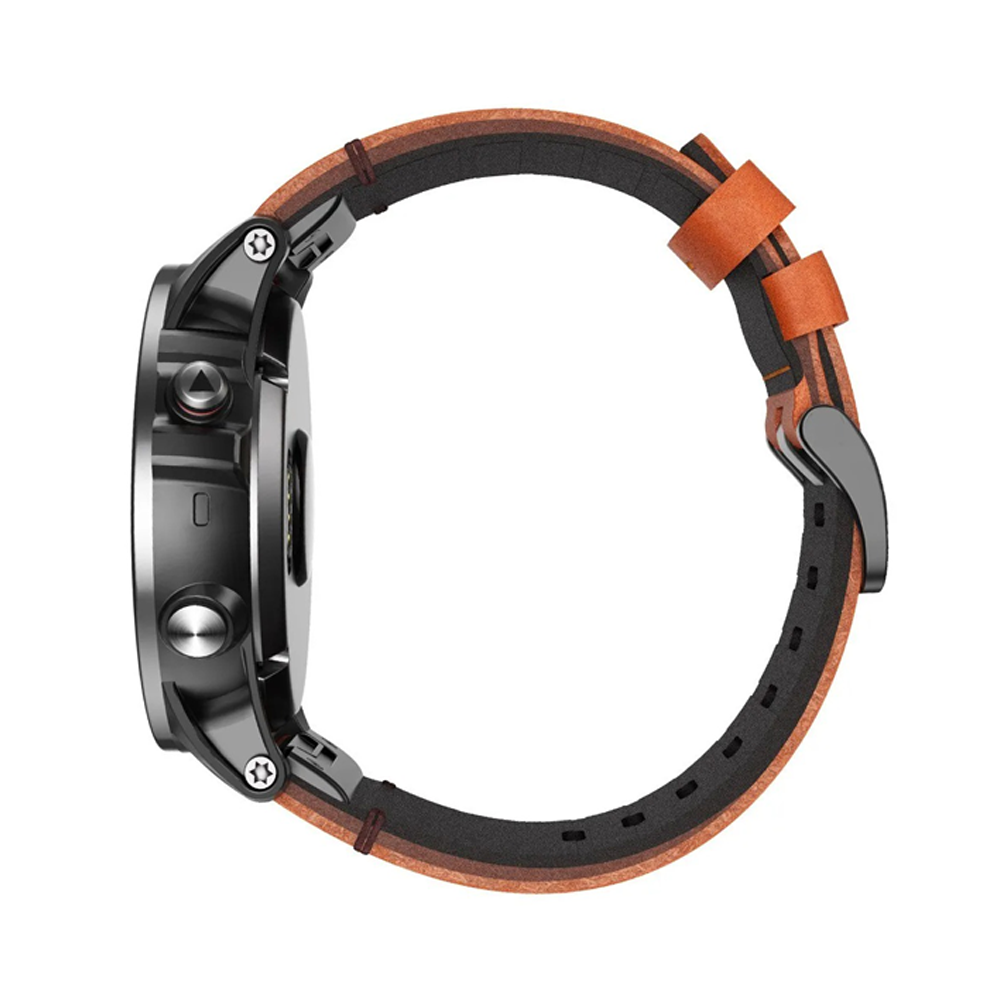Quick-Fit Band | 22mm (Genuine Leather & Titanium) - 2 colors