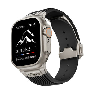 Elite | Bracelet Silicone & Titane - quickz - it